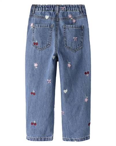 Name it - NMFBella Barrel Jeans - Medium Blue Denim